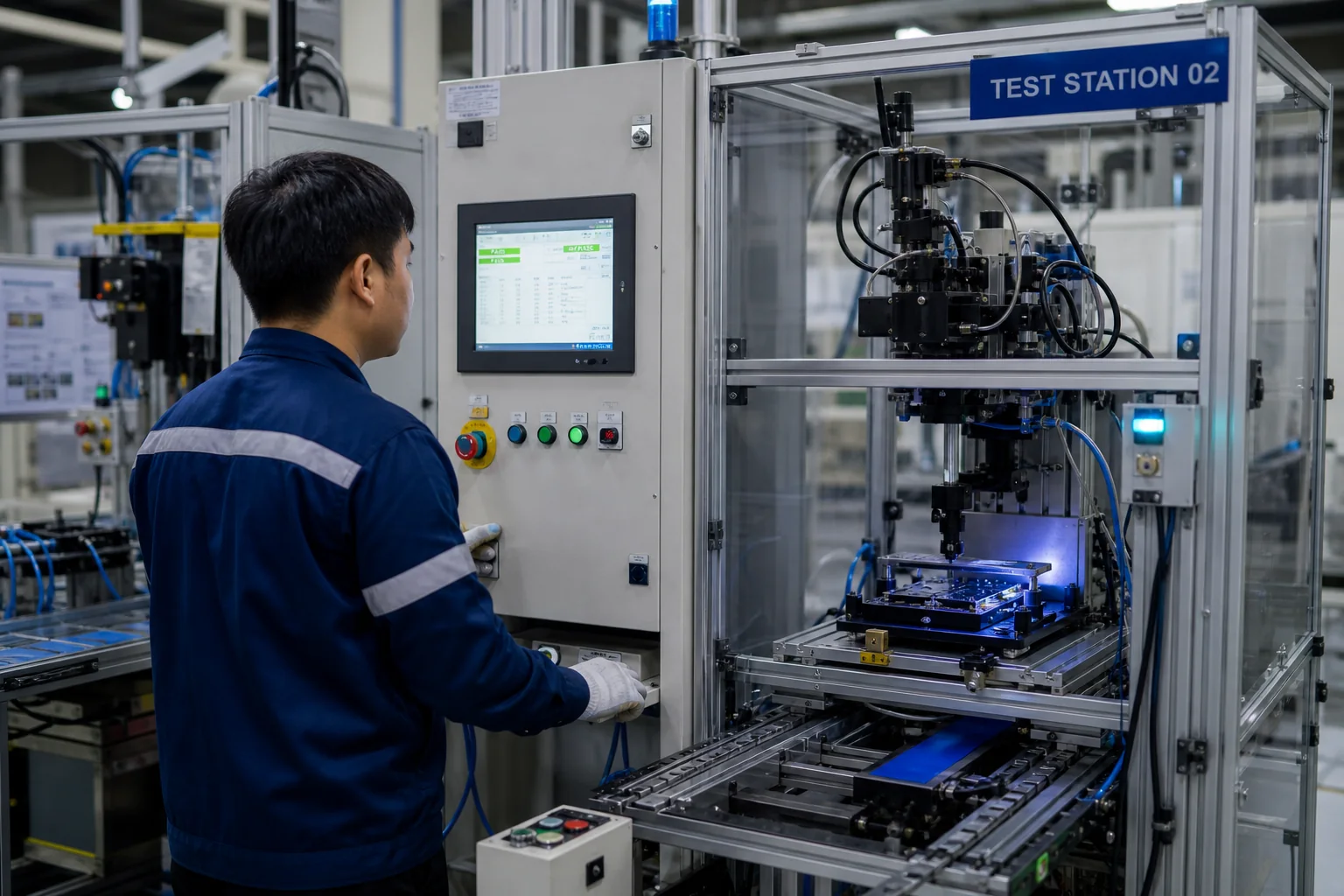 Automated test station